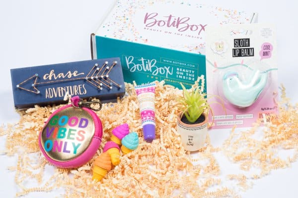 BOTI Box monthly subscription box for tween girls.