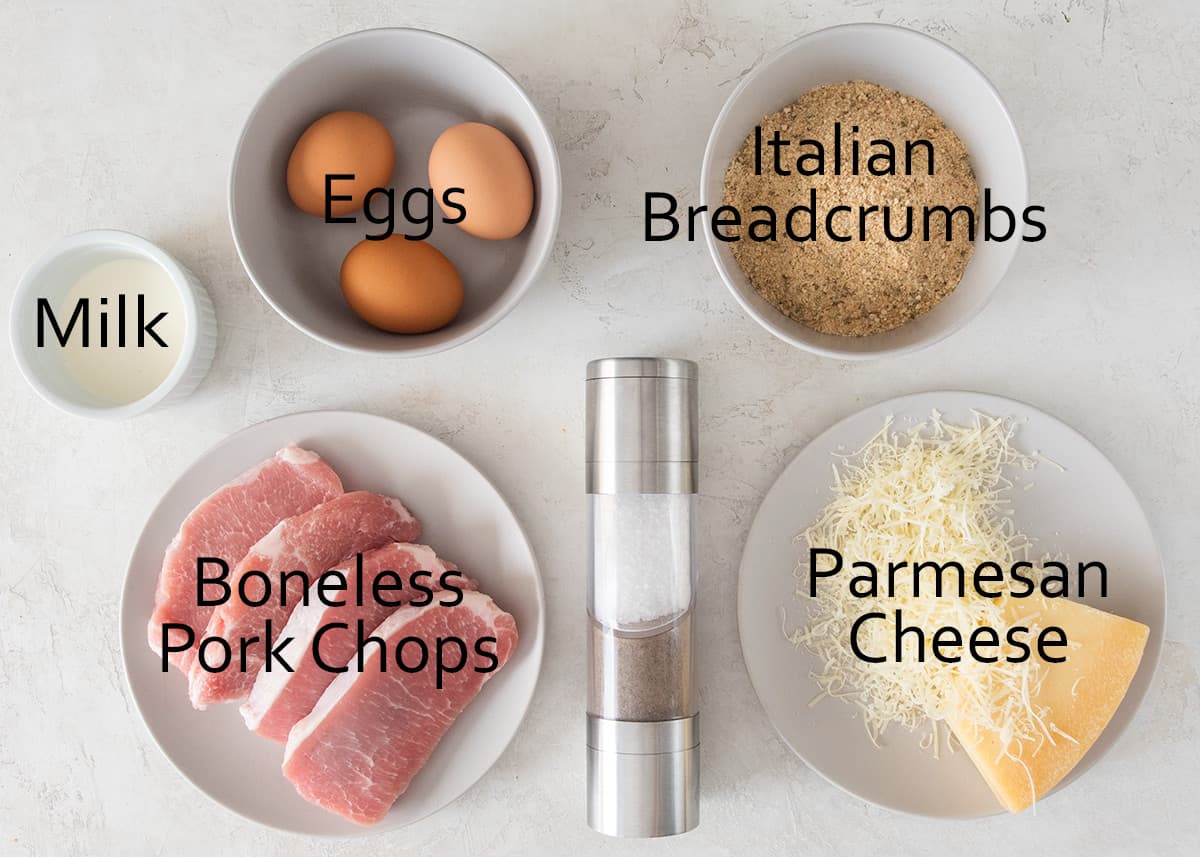 Ingredients with text labels.